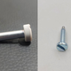 New screw on the left, old one on the right